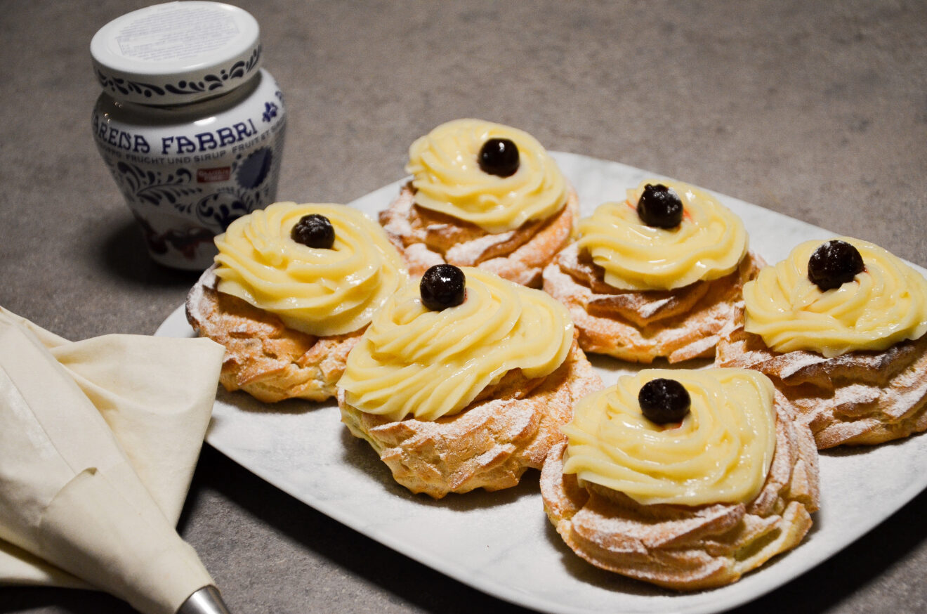 Zeppole Di San Giuseppe Al Forno In Cucina Con Christian